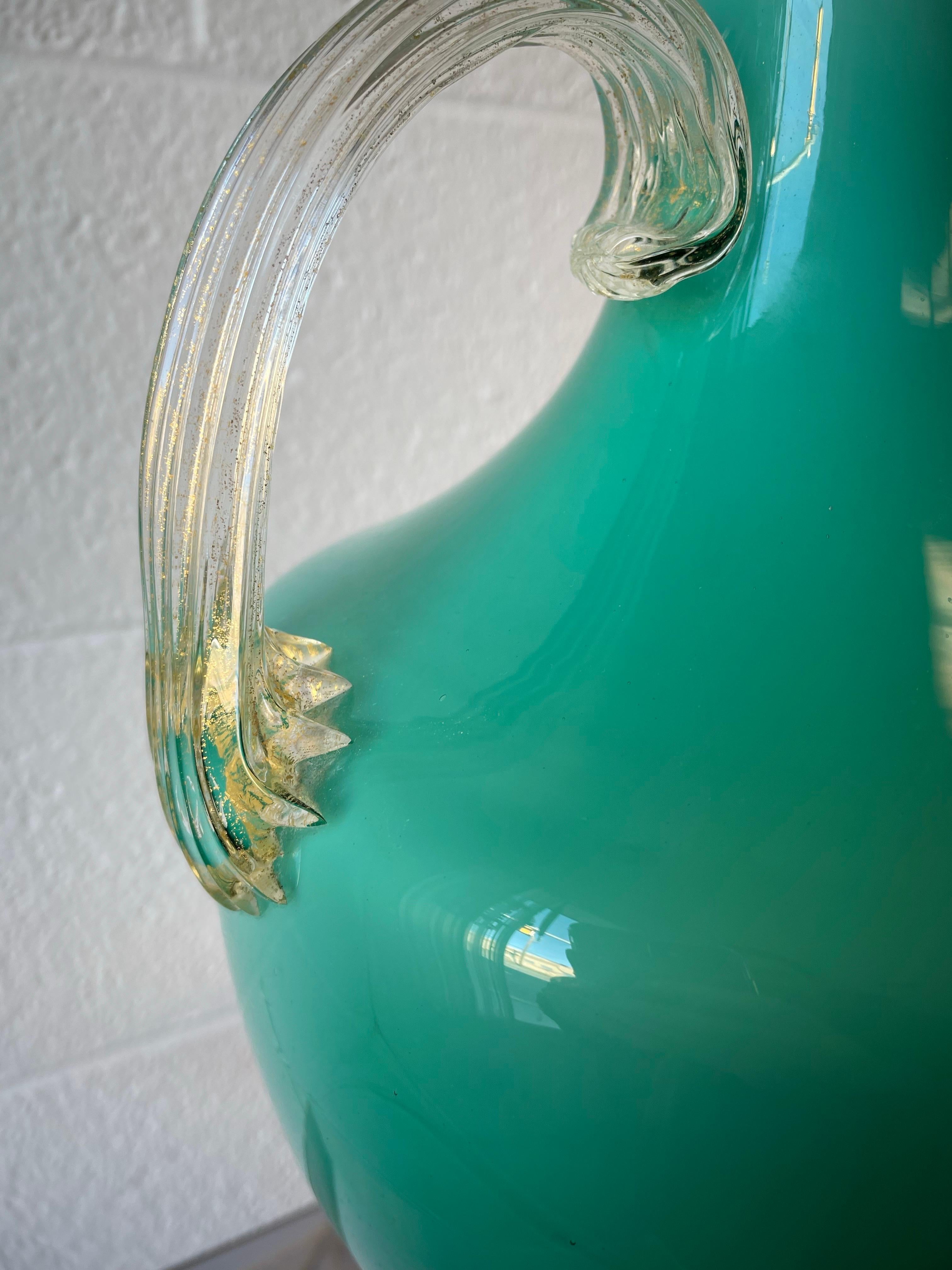 Lampe en verre Murano Aqua Bon état - En vente à Richmond, VA