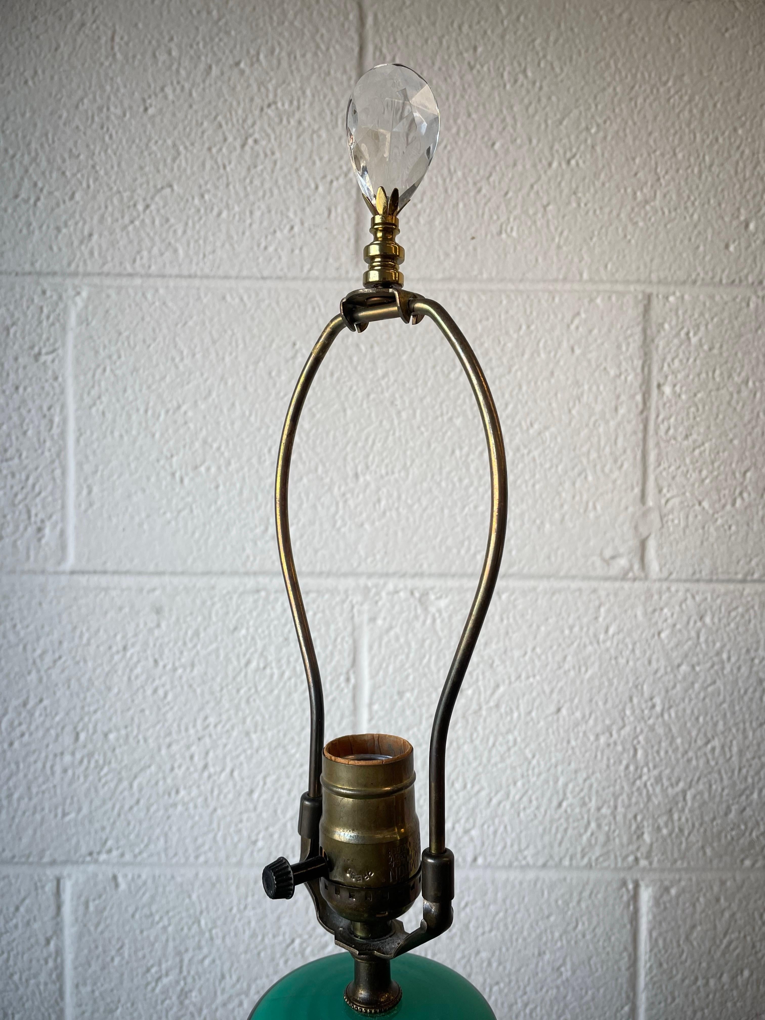 Verre de Murano Lampe en verre Murano Aqua en vente