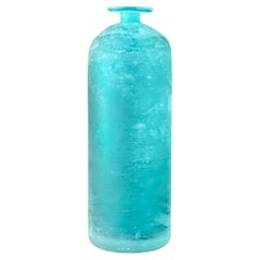 Vase en verre d'art Aqua Scavo de Gino Cendese pour Murano