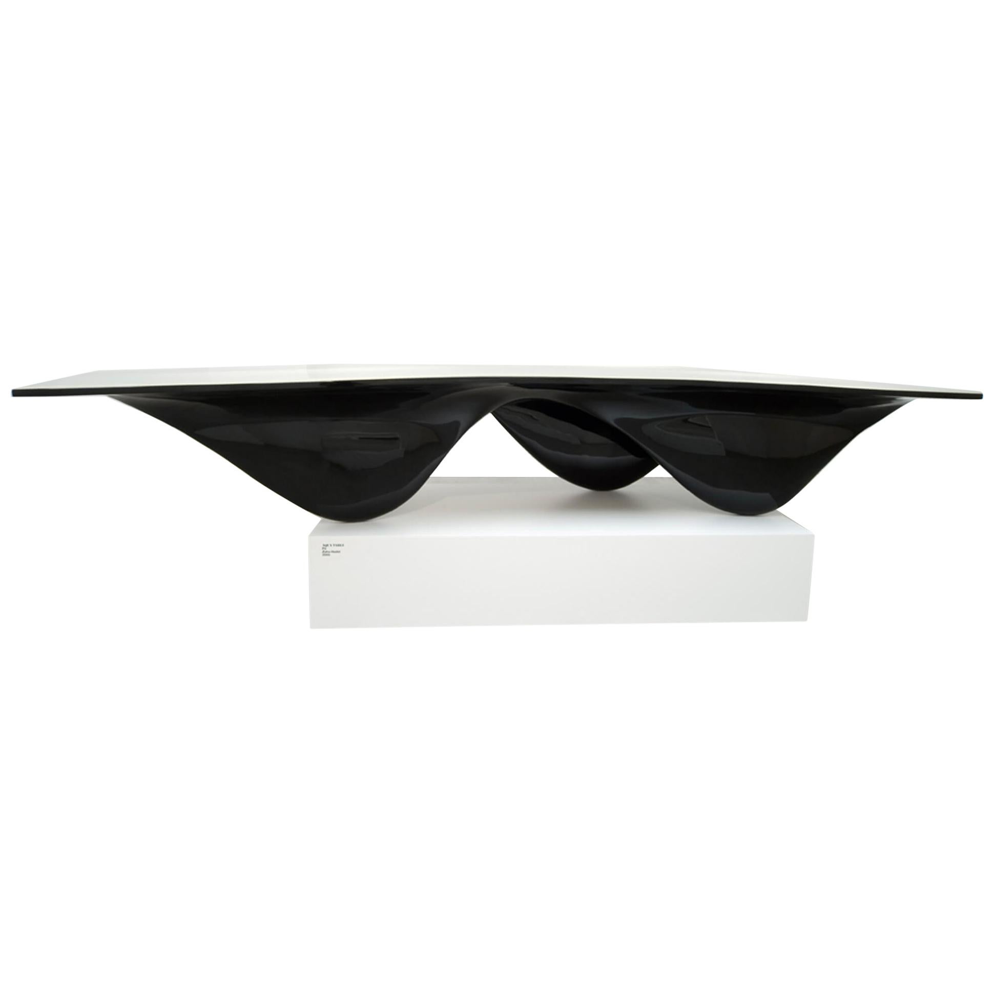 Aqua Table Limited Edition Black with White Top