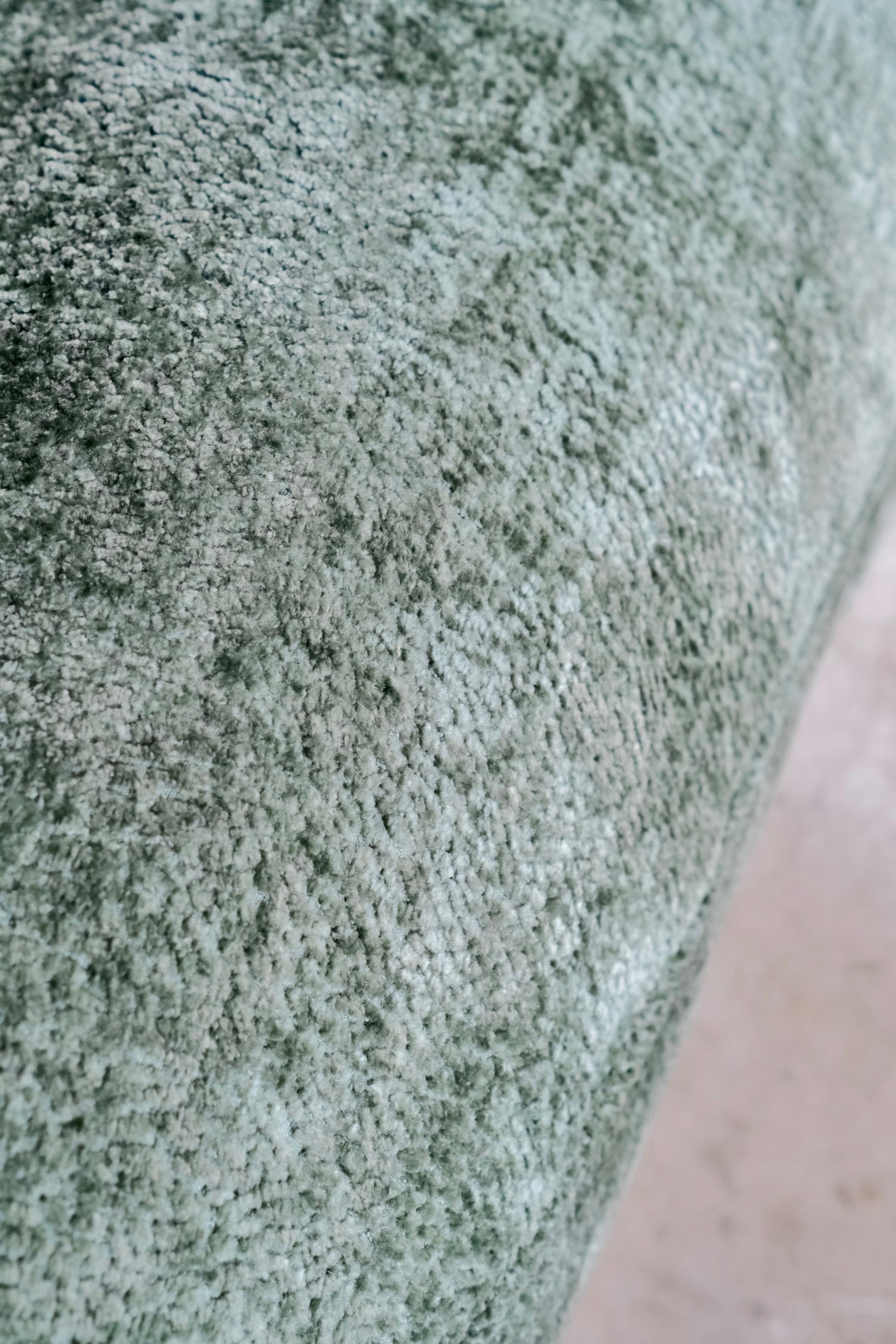 Aqua velvet 2-seater by Ligne Roset, made in France, 1970s in vendita 11
