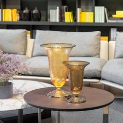 Aqua Yellow Vase