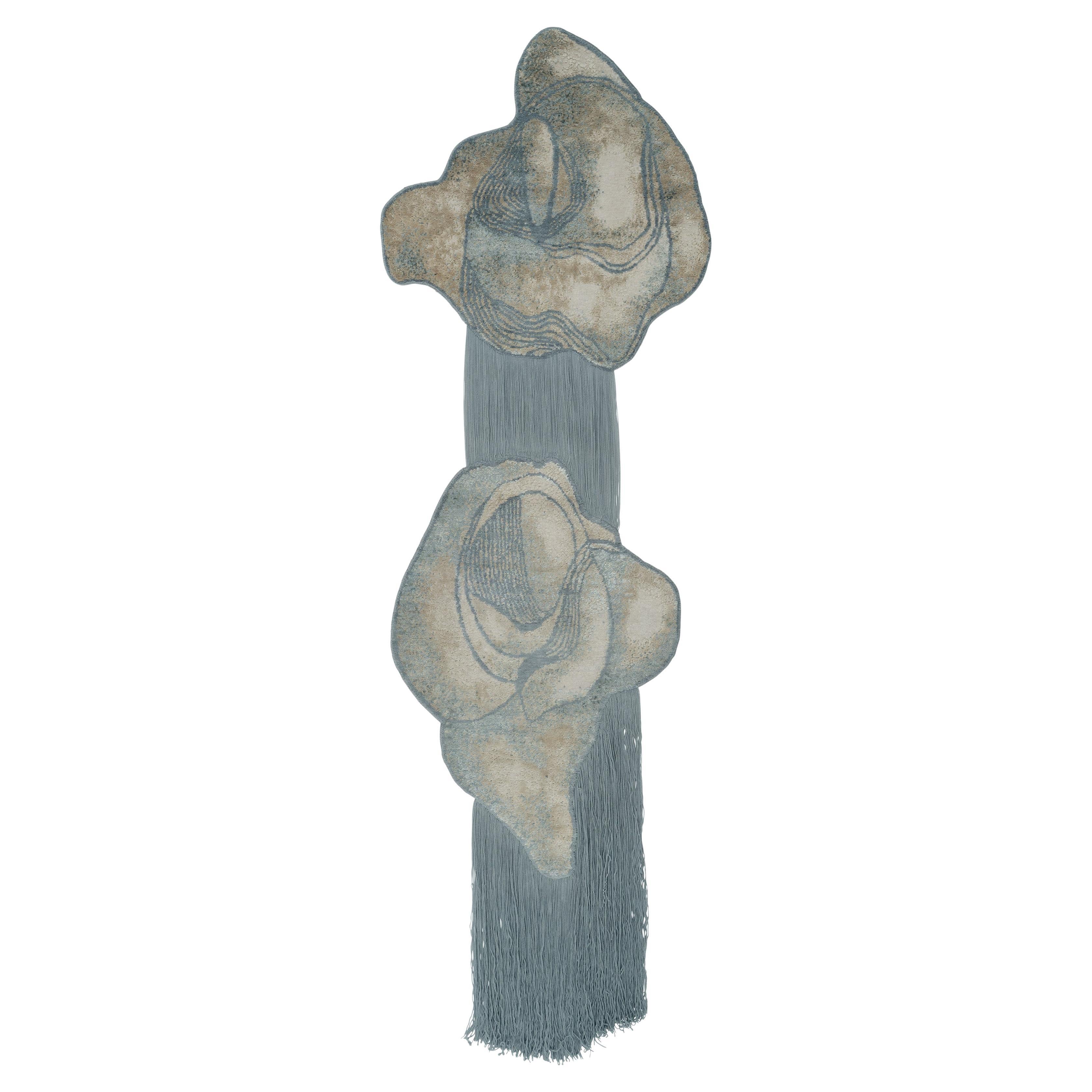 Aquallence' Handgefertigter Teppich von Linie Design, Watertopia, 290 cm, Wolle & Leinen