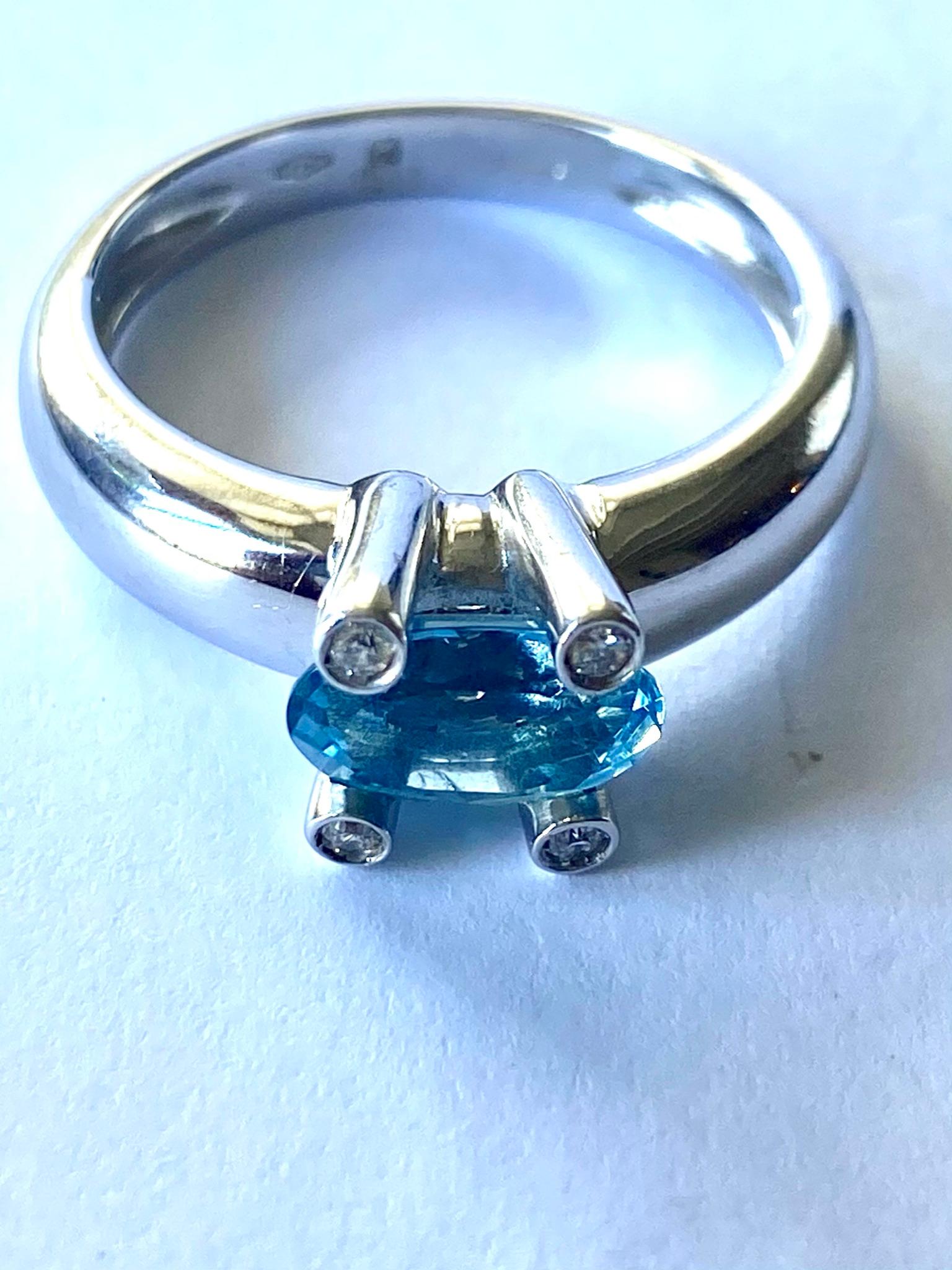 aquamarin engagement ring