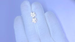 Aquamarin-Ohrstecker aus 925er Sterlingsilber