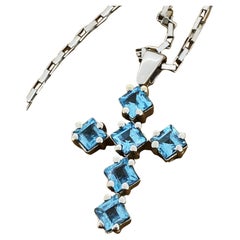 Aquamarine Pendant Necklaces