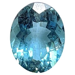 Aquamarin 2,41 Karat Oval Schliff Top Qualität für feinen Schmuck natürlichen Edelstein