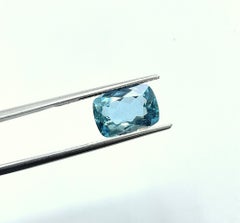 Aquamarine 3.20 Carats Cushion Cut Top Quality For Fine Jewelry Natural Gemstone