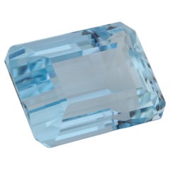 Aquamarin 49,55 ct Oktagon-Schliff