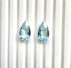 Aquamarine 6.95 Carats Pear Cut Top Quality For Fine Jewelry Natural Gemstone