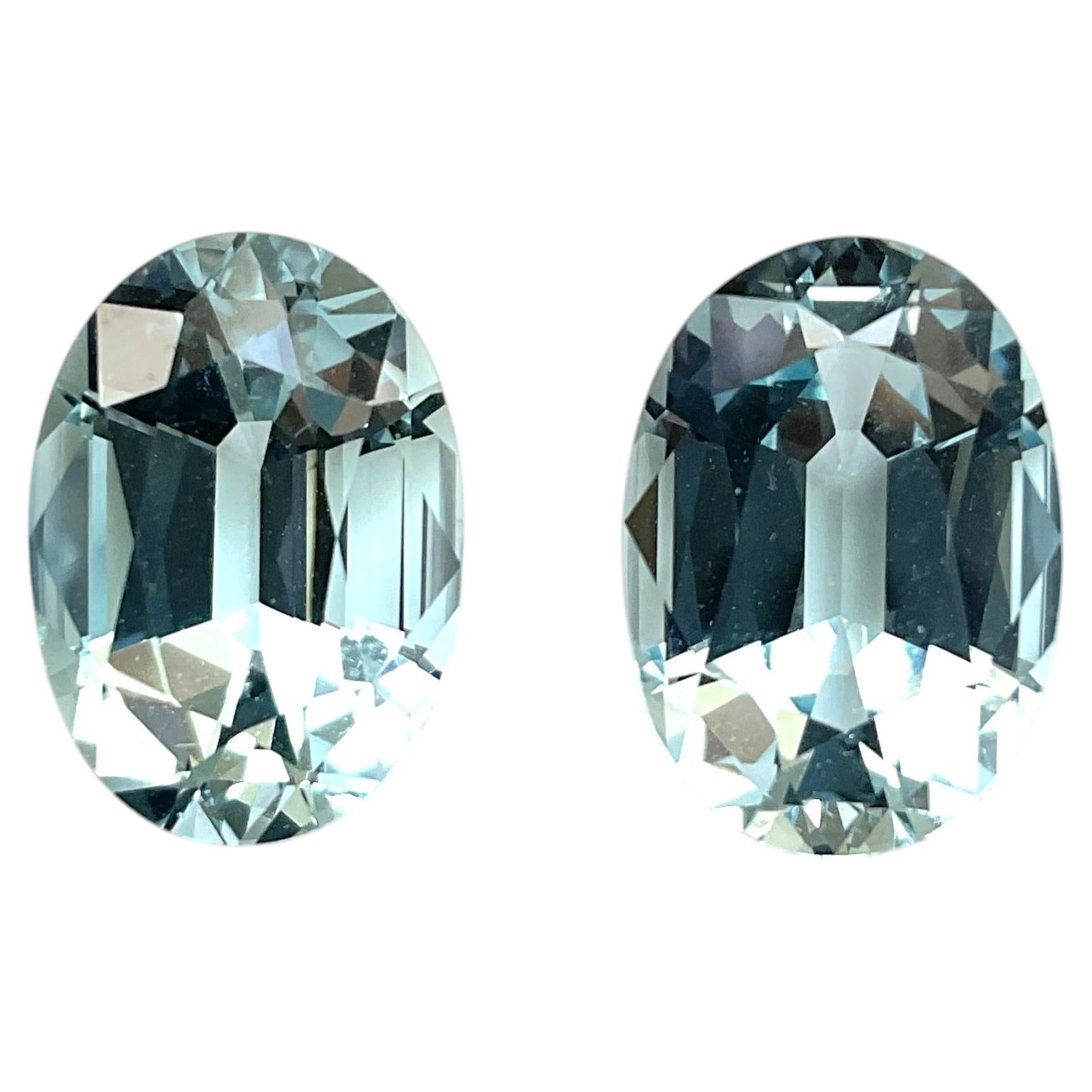 Aquamarine 9.59 Carats Oval Cut Top Quality For Fine Jewelry Natural Gemstone