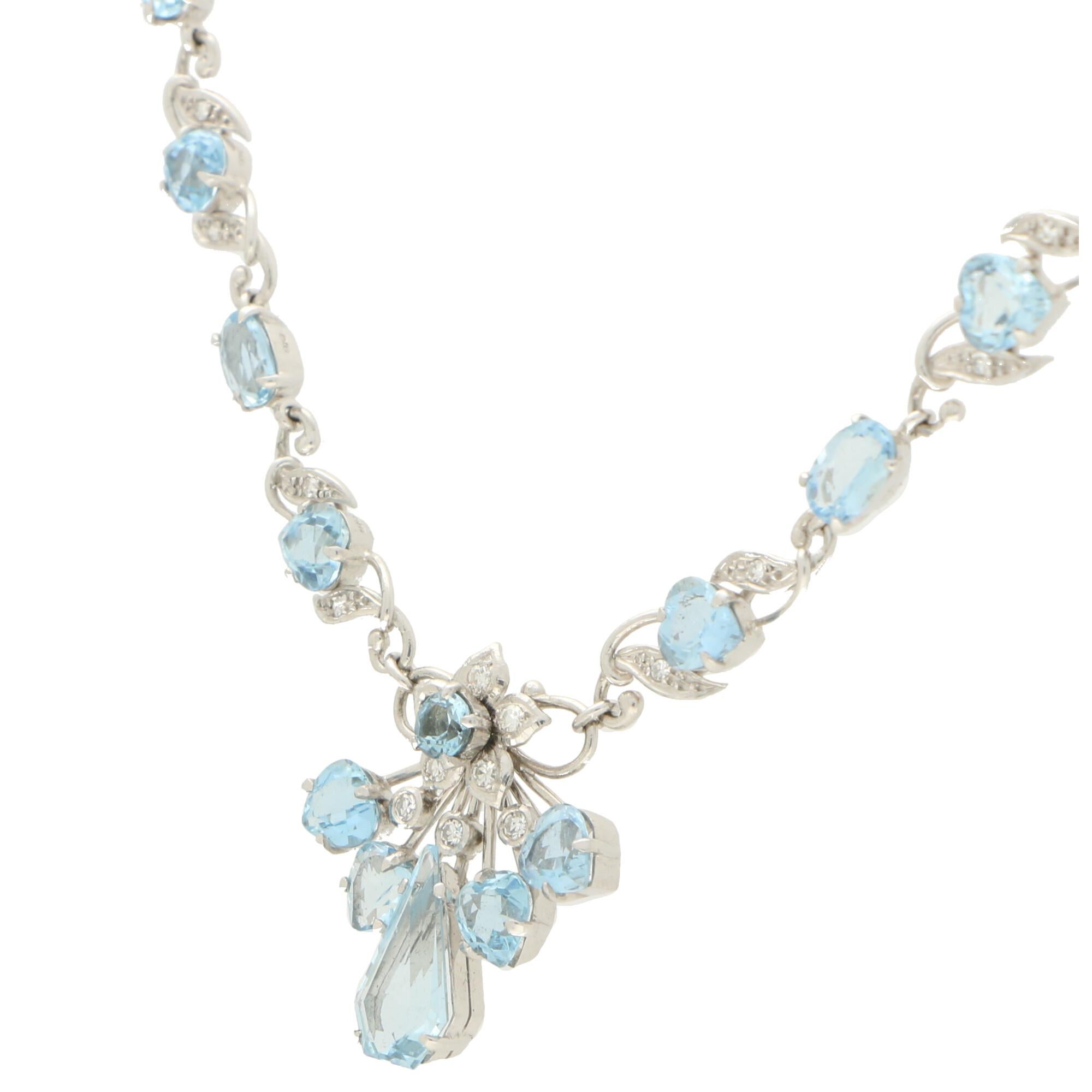 aquamarine jewelry set