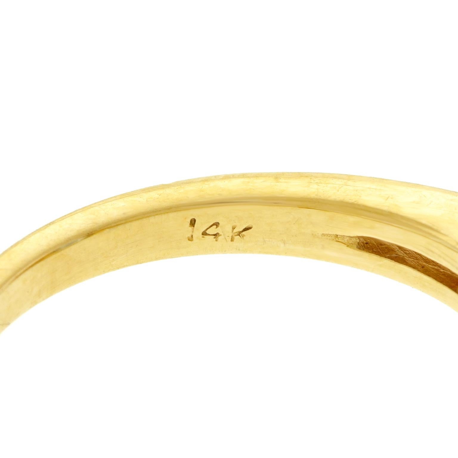 Women's Aquamarine and Diamond Set Gold Ring