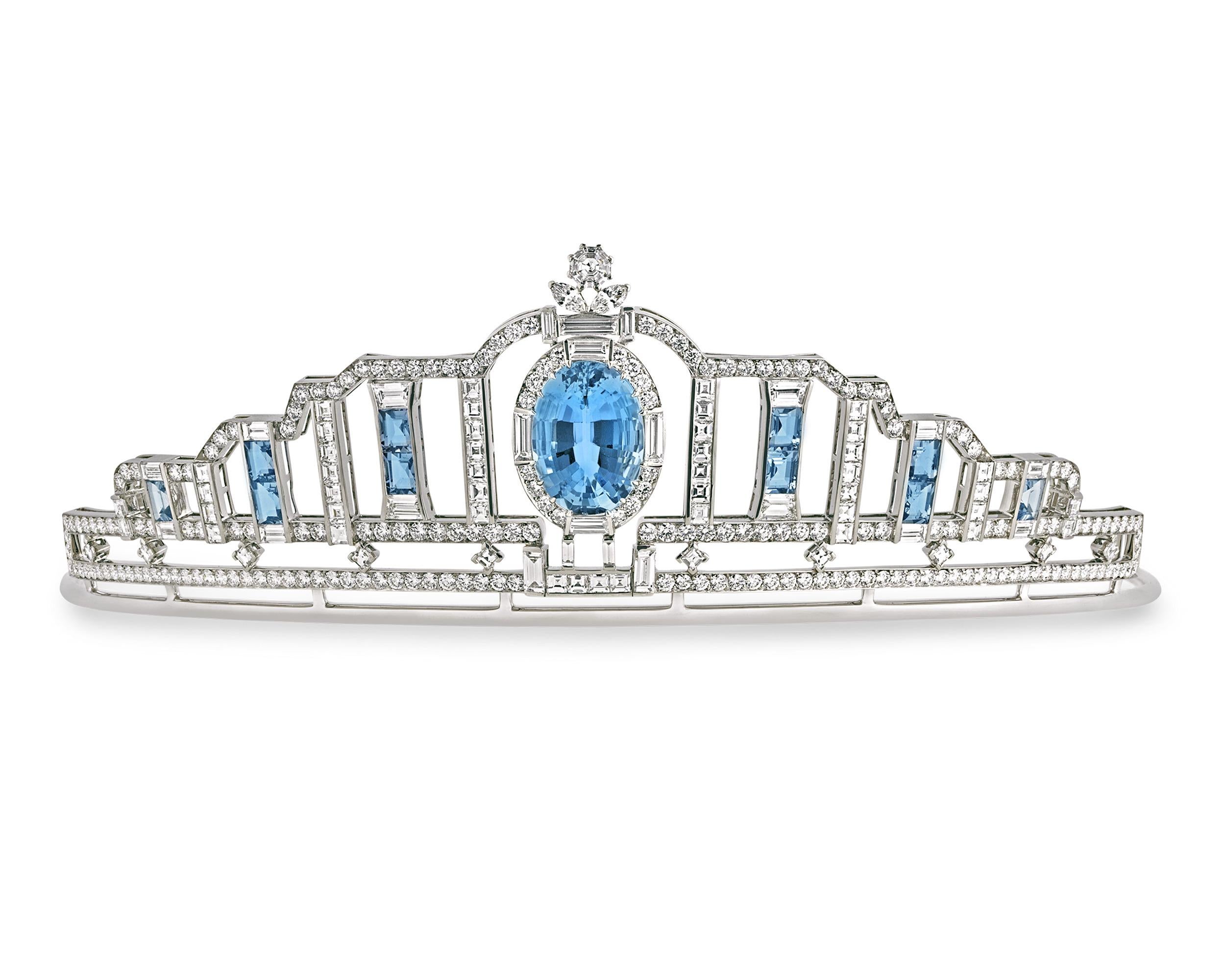 aquamarine tiara