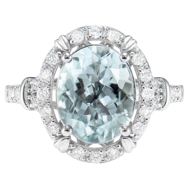 PINK CAVIAR 0.92ct White Round Brilliant & Pink Diamond Engagement Ring in 18ct White Gold main image 0