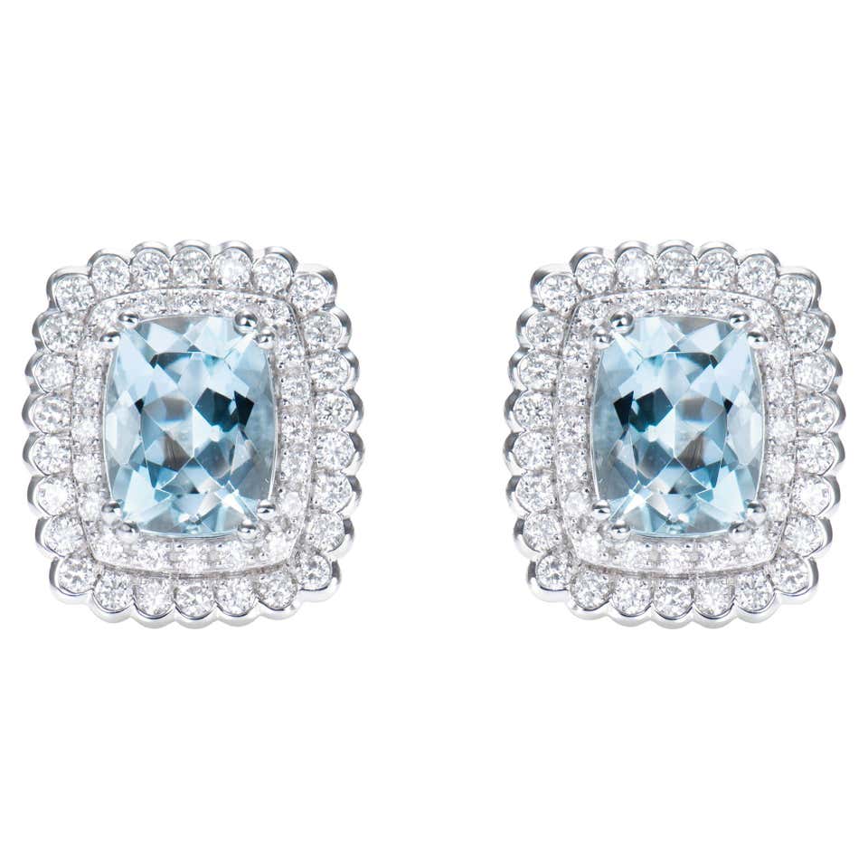 Cartier Myst De Cartier Diamond and Rock Crystal Earrings in 18 Karat ...