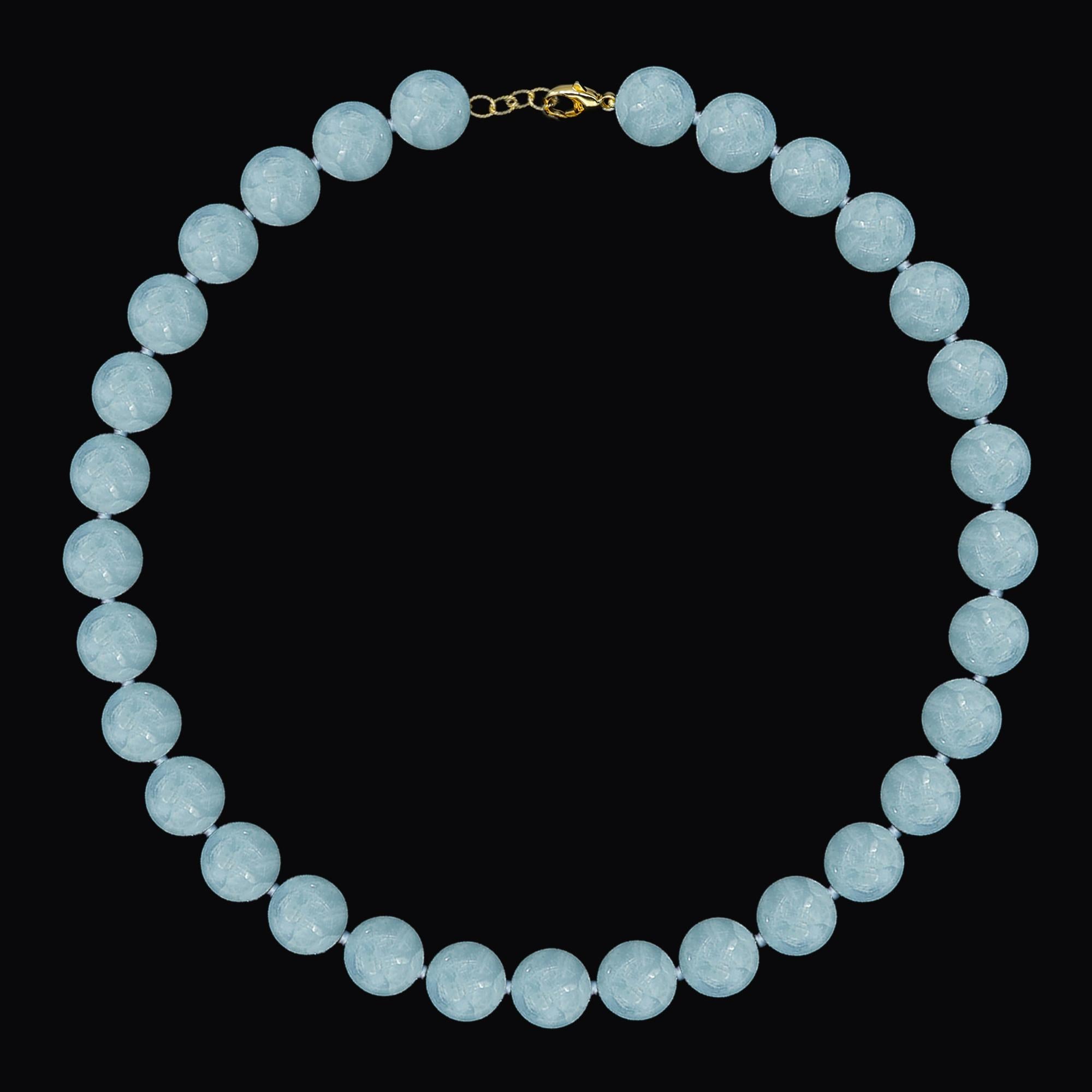 Nuovo
Collana di perline
Perline di acquamarina di qualità naturale AAA  
TONALITÀ RICCA DI BLU BABY - MOLTO CLASSICA 
Serratura e parti in oro giallo 14K
LUNGHEZZA REGOLABILE  15,5' - 17,5' POLLICI
DIMENSIONE DELLE PERLE: 10 MM 
+ CONFEZIONE REGALO