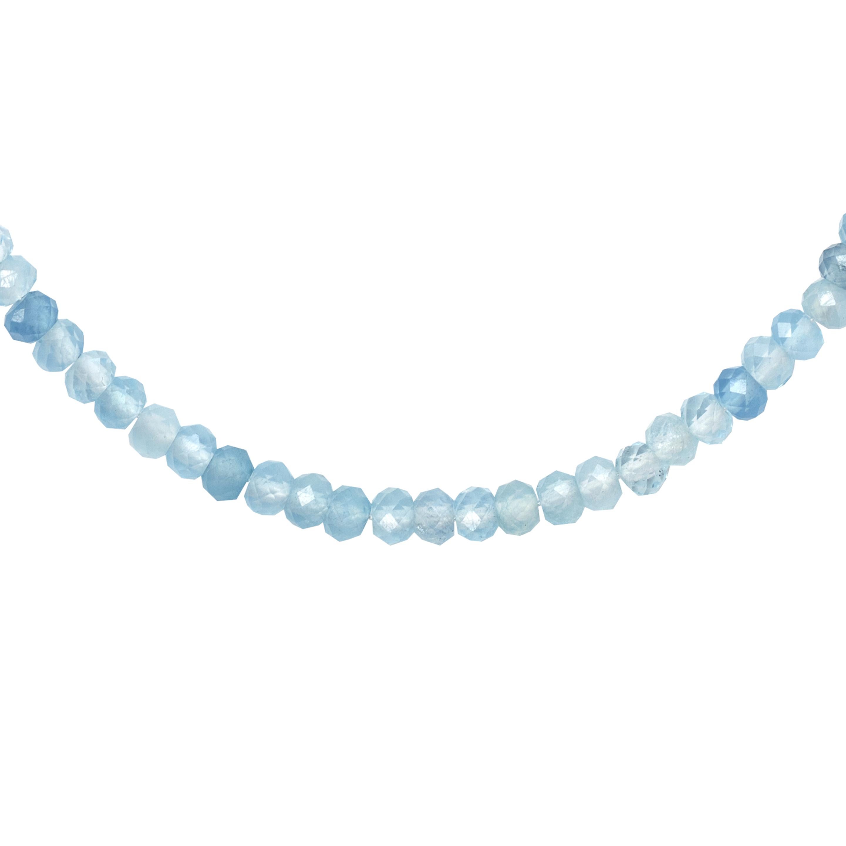 Pulsera Aguamarina Oro 14K - by Bombyx House Cuenta en venta