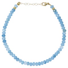 Pulsera Aguamarina Oro 14K - by Bombyx House