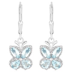 Aquamarine Dangle Earrings