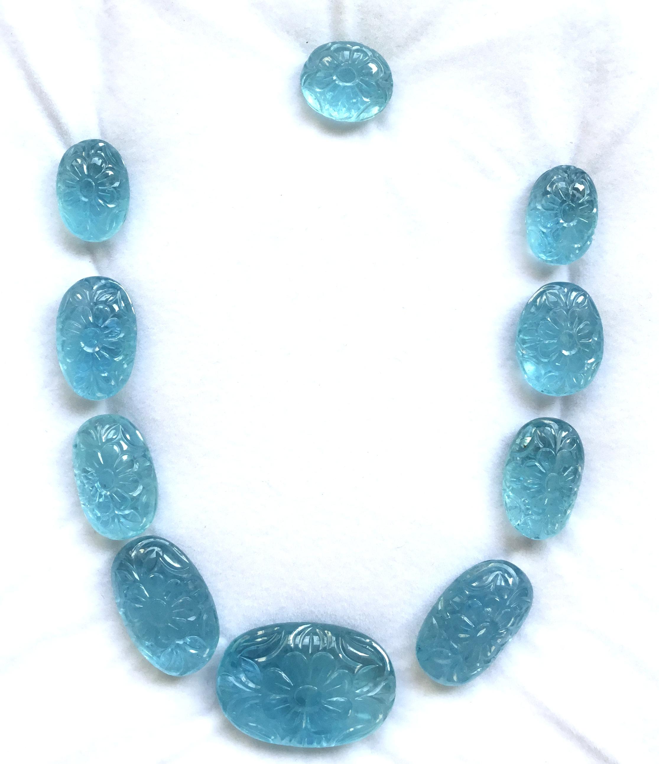 carved aquamarine