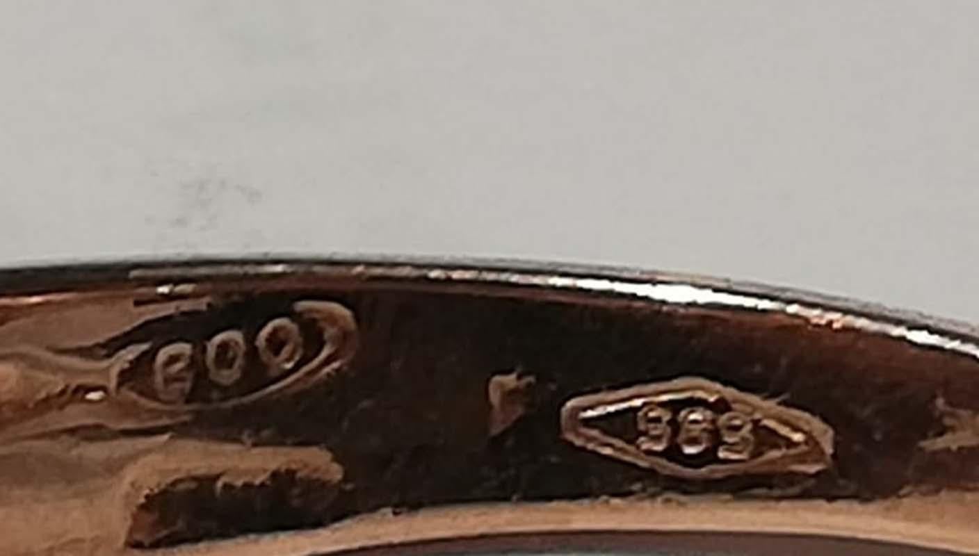 Donna Anello con Topazi color acquamarina, diamanti, turchese, oro rosa 14 Kt e argento in vendita