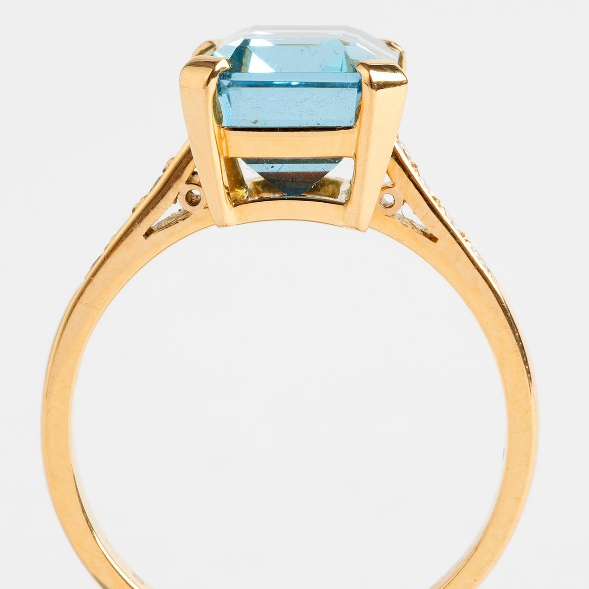 aquamarine dress ring
