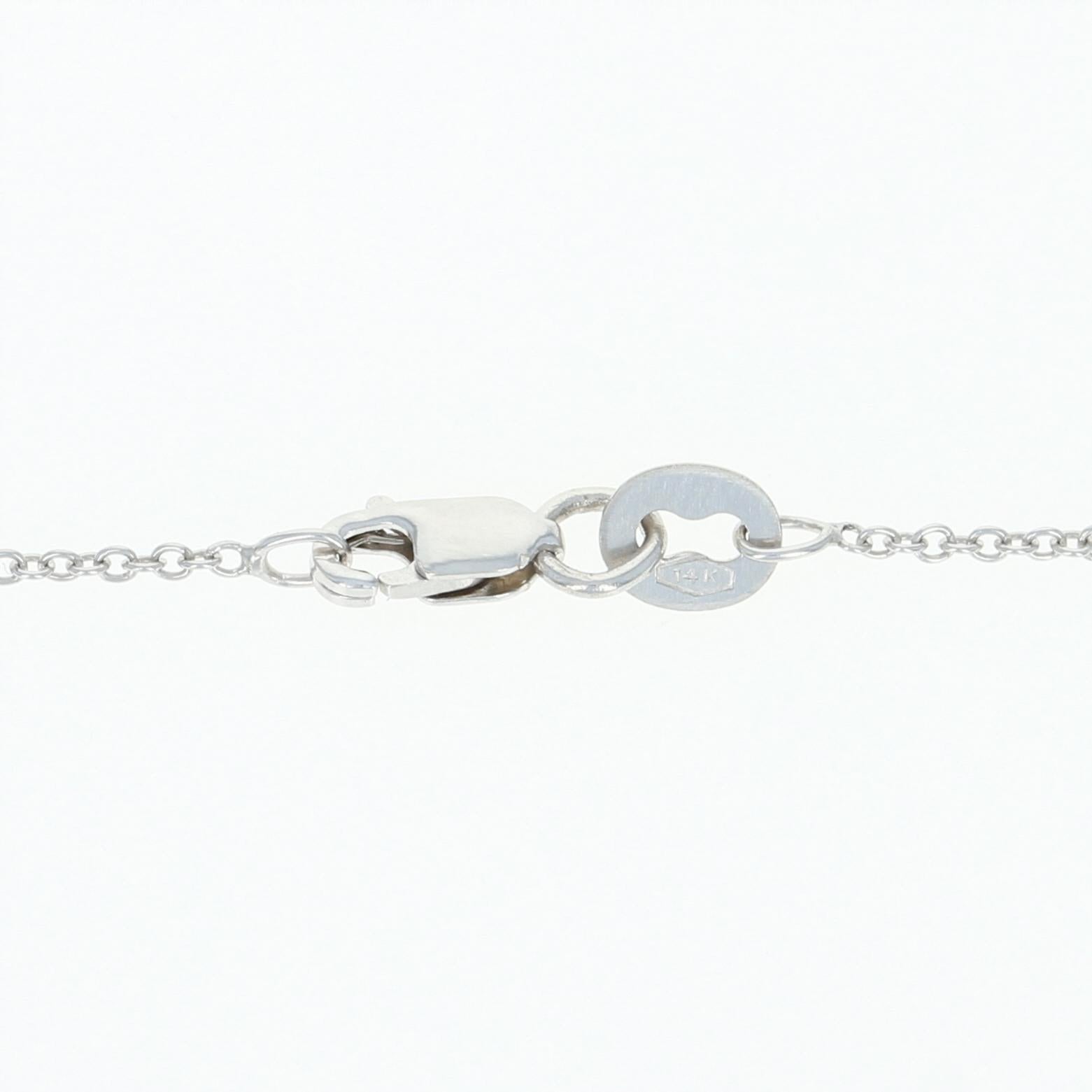 Women's Aquamarine & Diamond Halo Pendant Necklace, 14 Karat Gold Radiant Cut 1.30 Carat