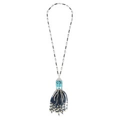 Aquamarine Drop Necklaces