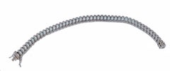 Aquamarine, Diamonds, 18 Karat White Gold Bracelet.