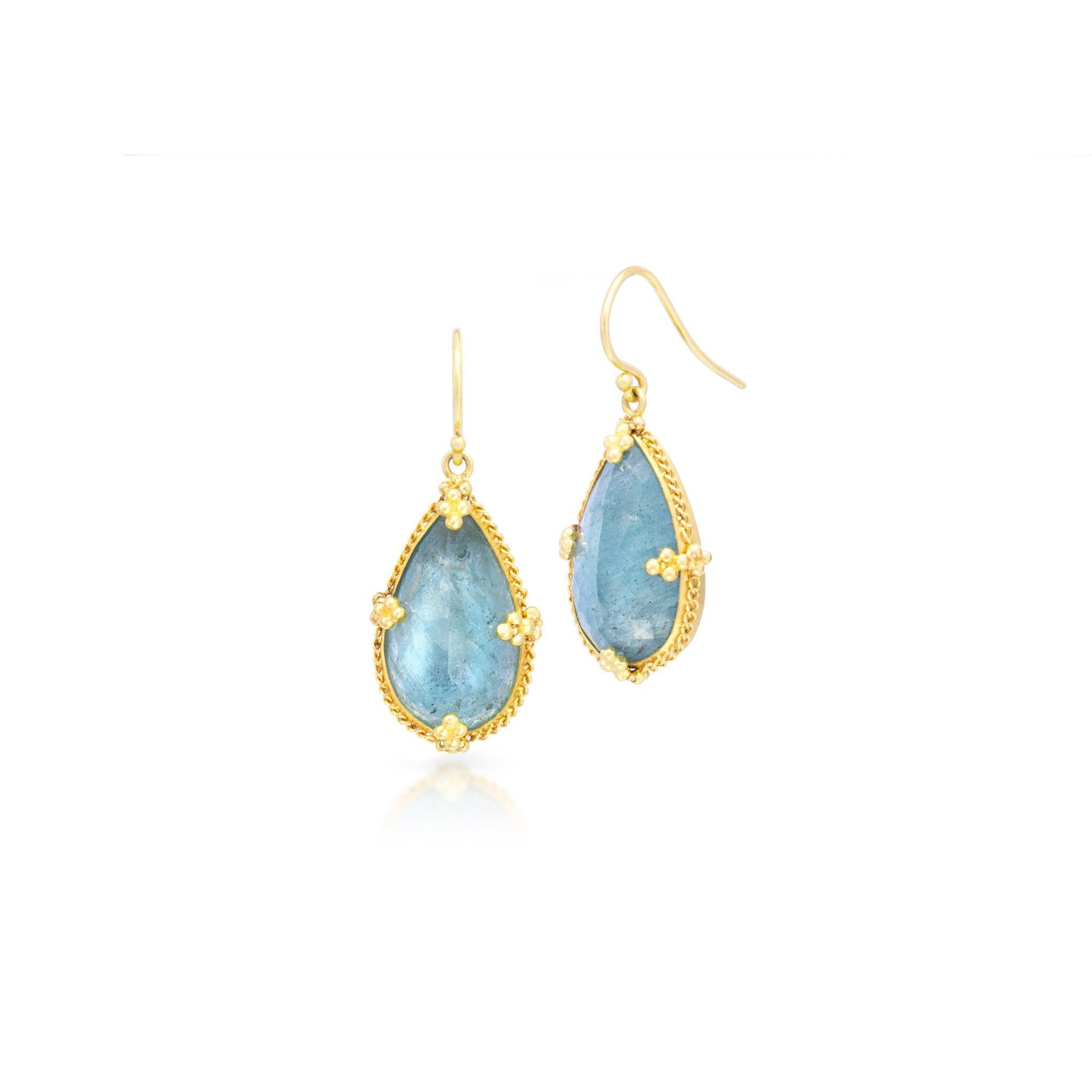 Aquamarine Earrings In New Condition For Sale In Chapel Hill, NC