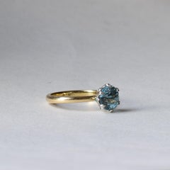 Aquamarine Engagement Ring