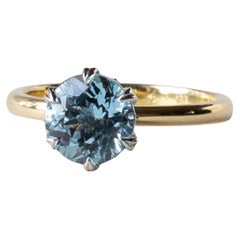 Aquamarine Engagement Ring