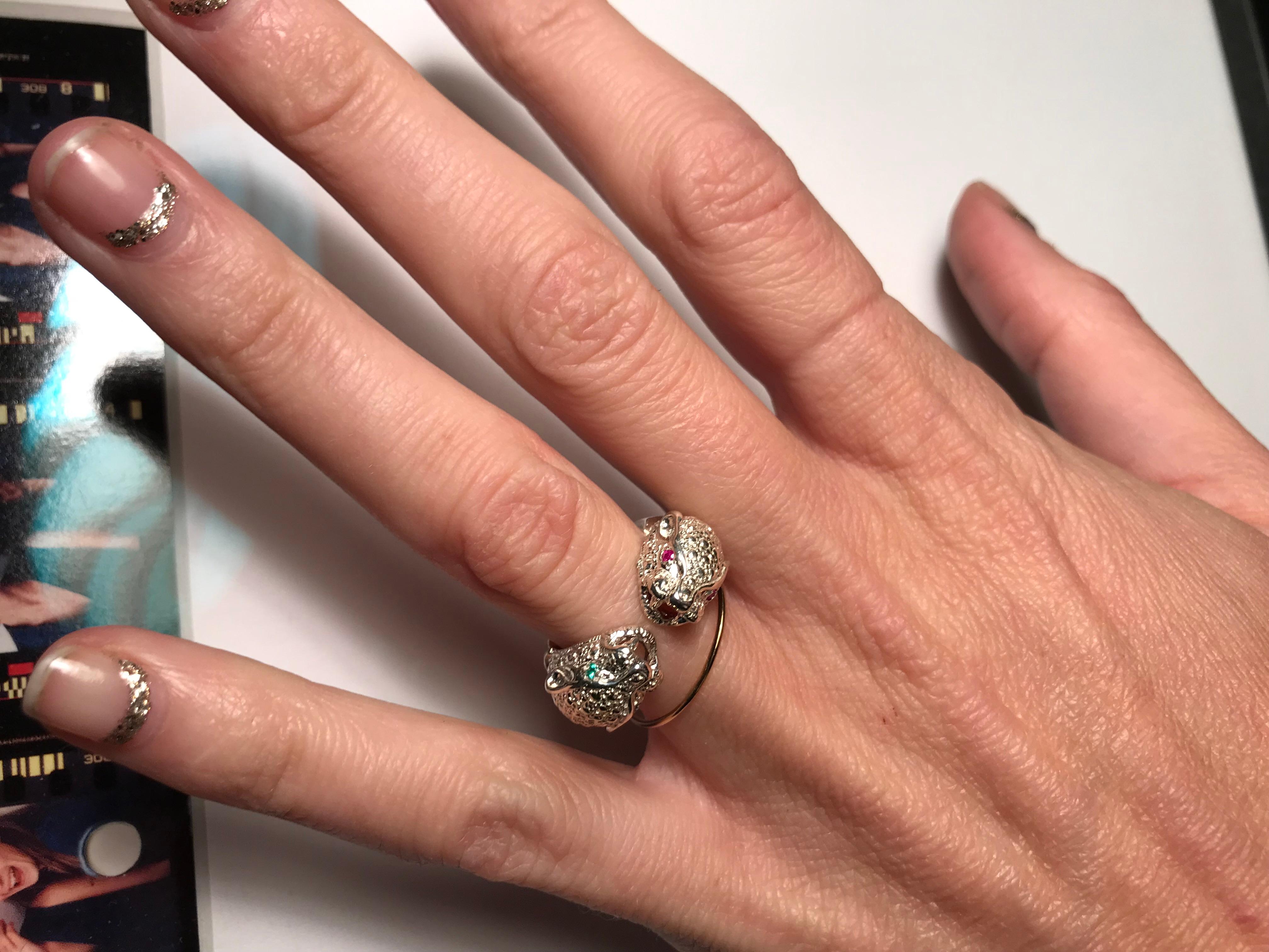 4 pcs Aquamarine Jaguar Ring Cocktail Ring Statement Piece Onesie Bronze J Dauphin
J DAUPHIN Ring 