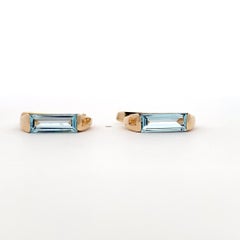Gold Lever-Back Earrings