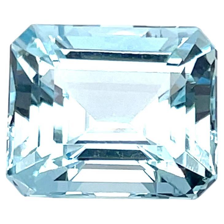 Aquamarine Loose Gemstone for Jewelry making 15.7x13.2x10.32mm AAAA 15.62 Cts