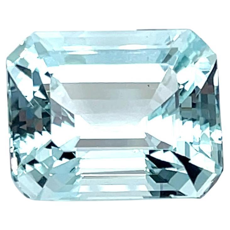 Aquamarine Loose Gemstone for Jewelry making 16.1x13.1x10.74mm AAAA 16.16 Cts For Sale