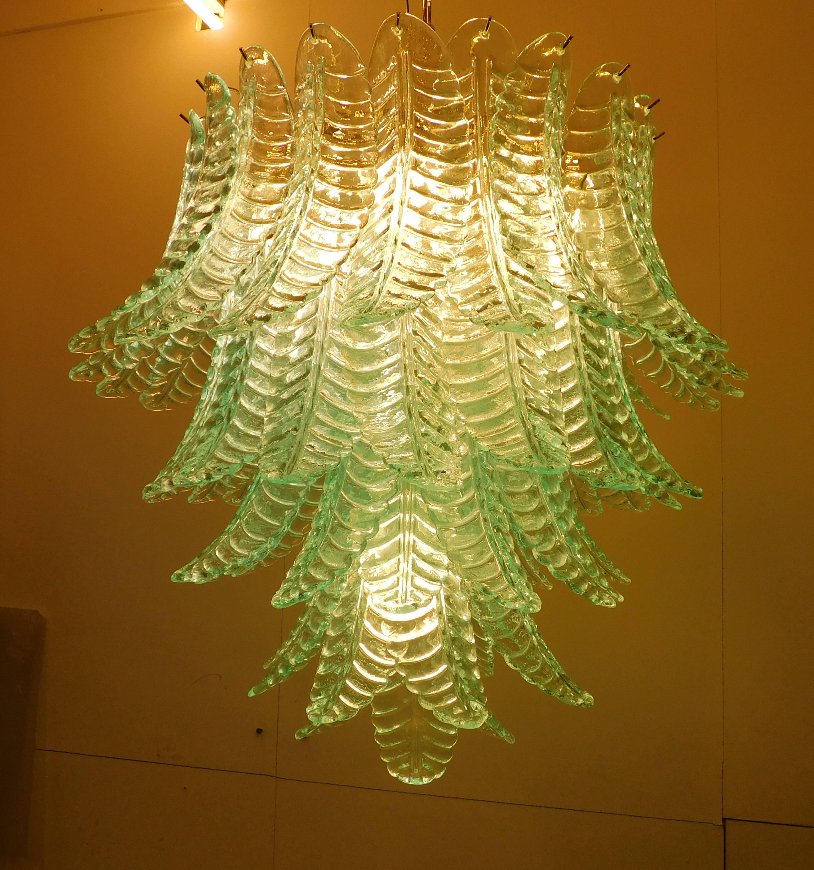 Lámpara de cristal de Murano aguamarina by Fabio Ltd en Excelente estado para la venta en Los Angeles, CA