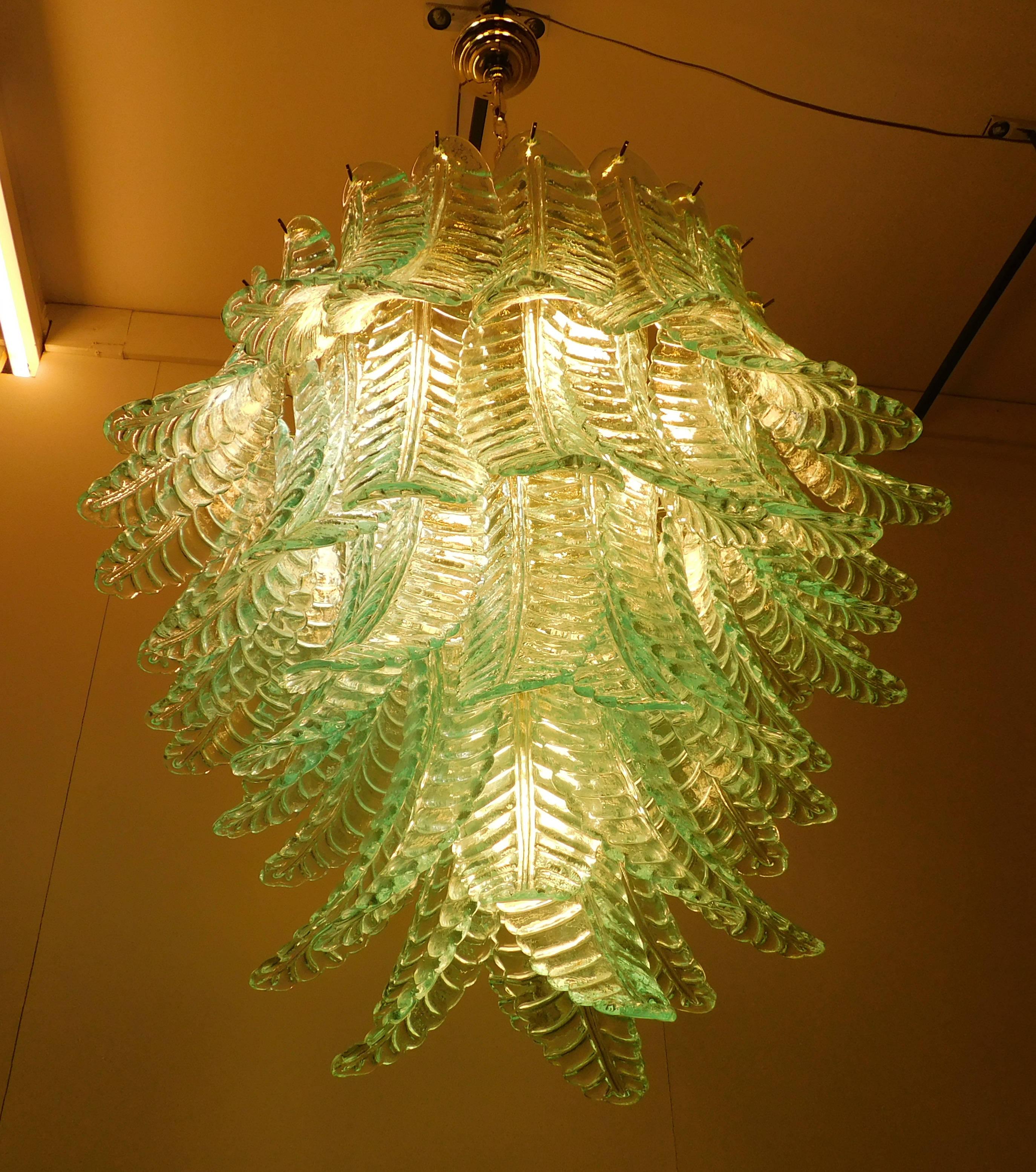 Lámpara de cristal de Murano aguamarina by Fabio Ltd Siglo XXI y contemporáneo en venta