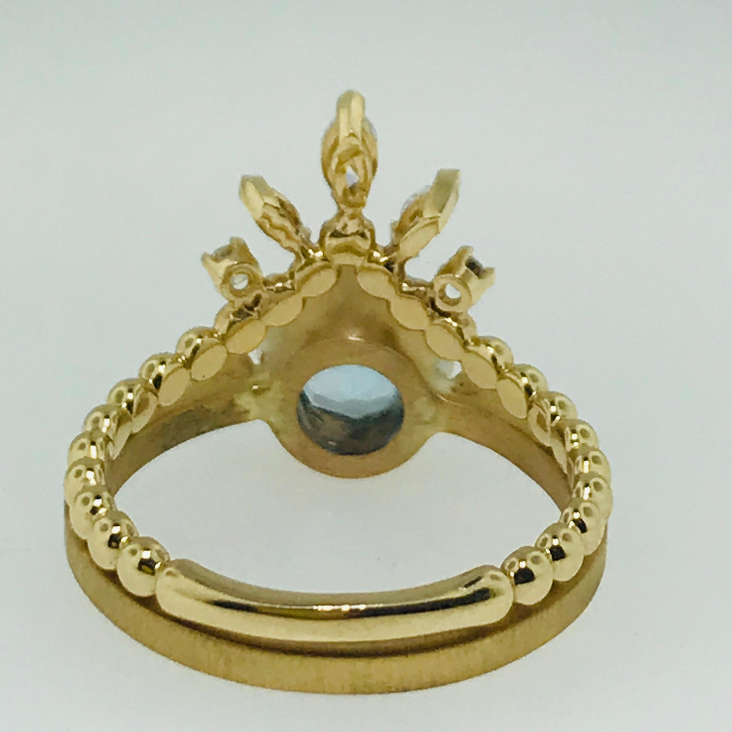 custom aquamarine engagement rings