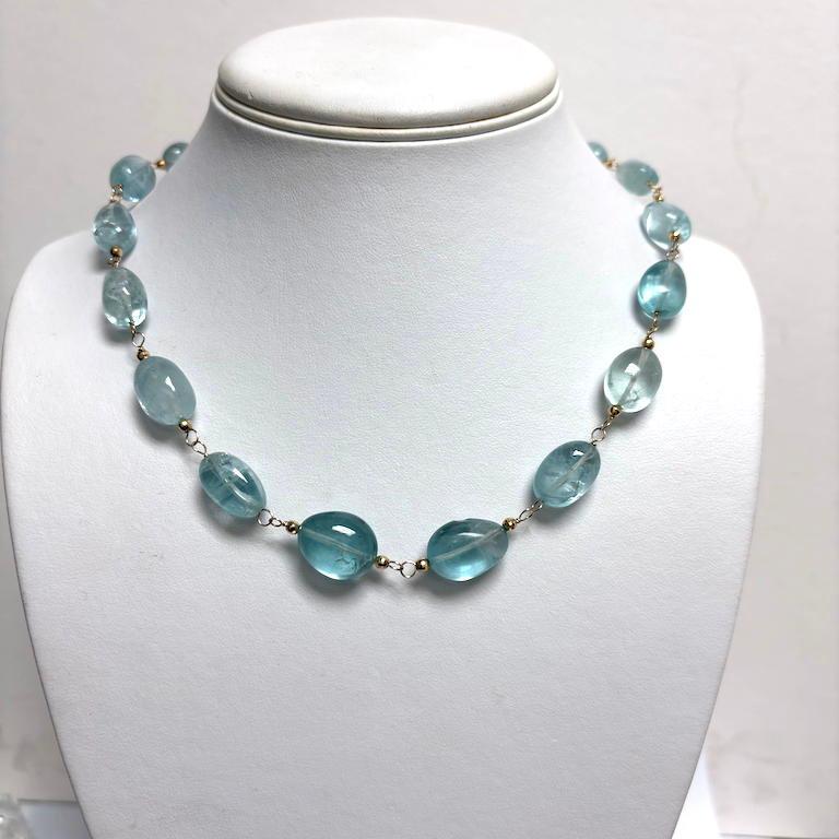 Collana Paradizia con Acquamarina 210 Carati In condizioni Nuovo in vendita a Laguna Beach, CA