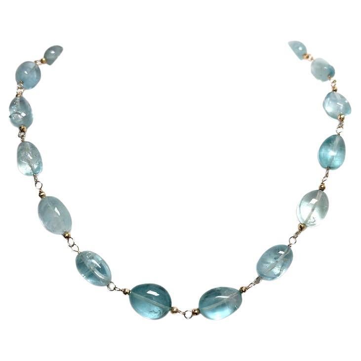 Collana Paradizia con Acquamarina 210 Carati