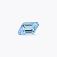 9.73 Carat Aquamarine Parallelogram Cut Loose Gemstone, Merkaba Jewelry Beverly