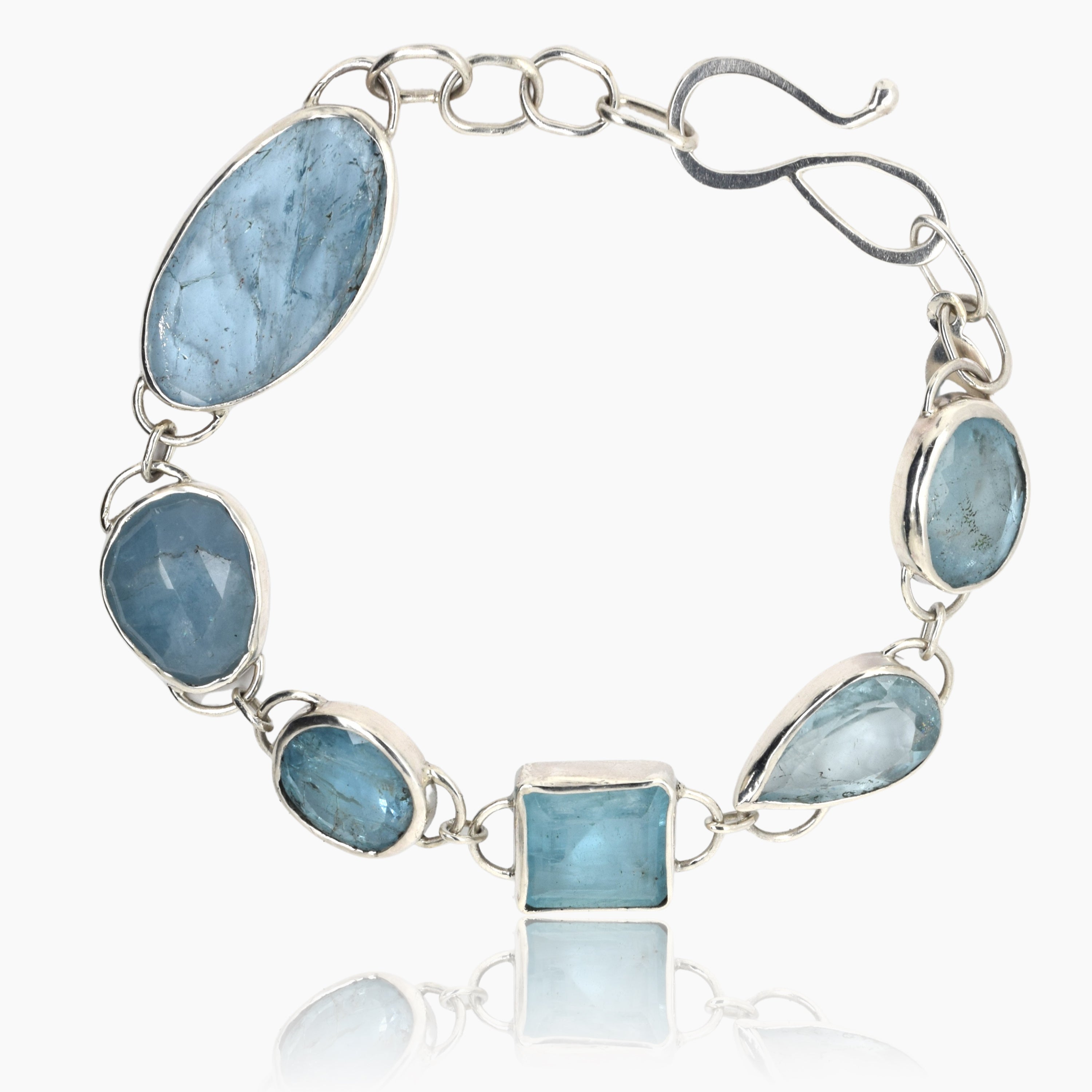 Aquamarine & Diamond Empress Bracelet main image 1
