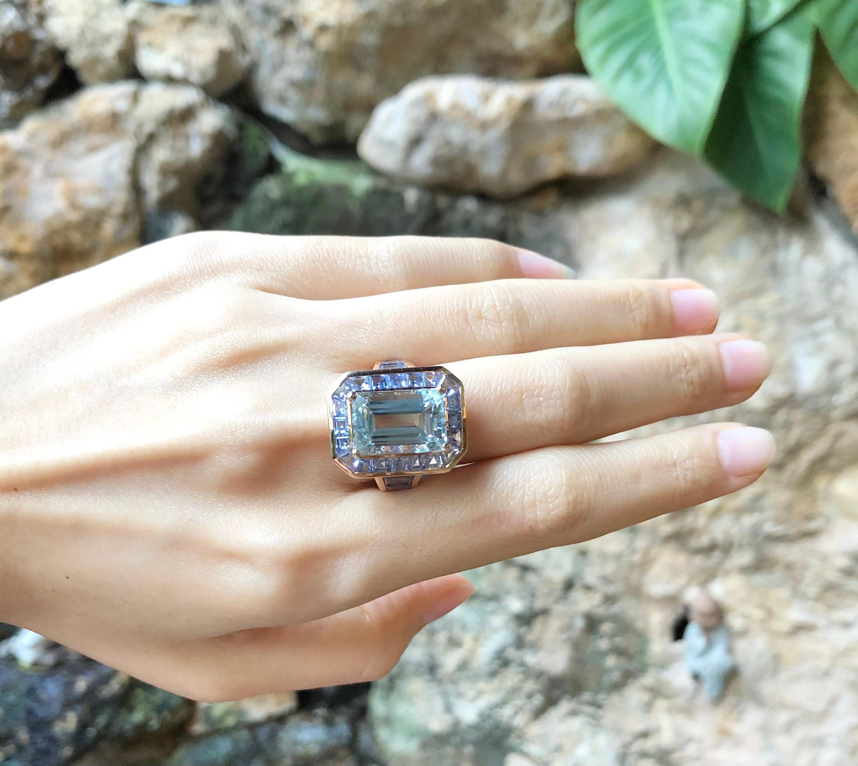 sapphire aquamarine ring