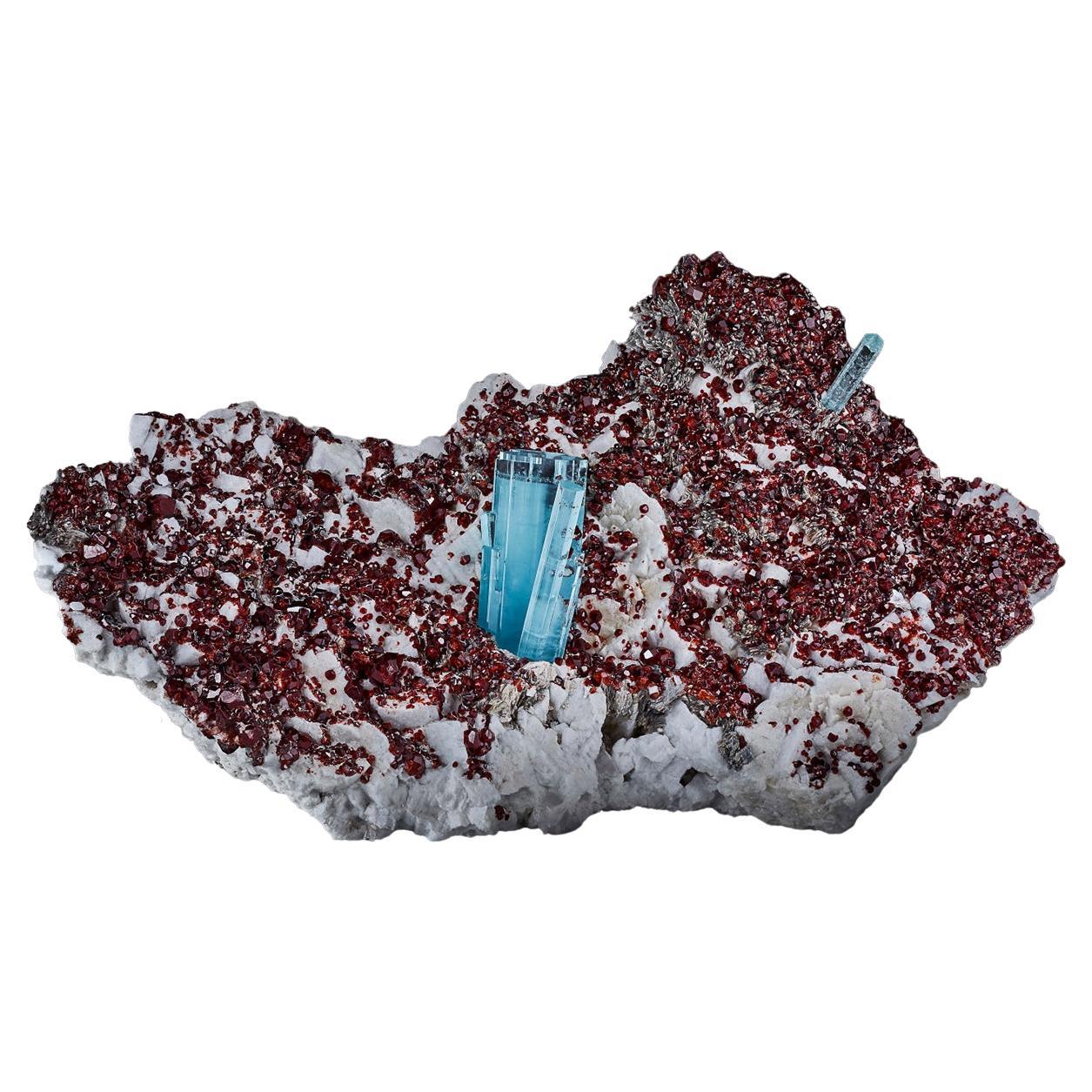 Aquamarine with Spessartine, Pakistan