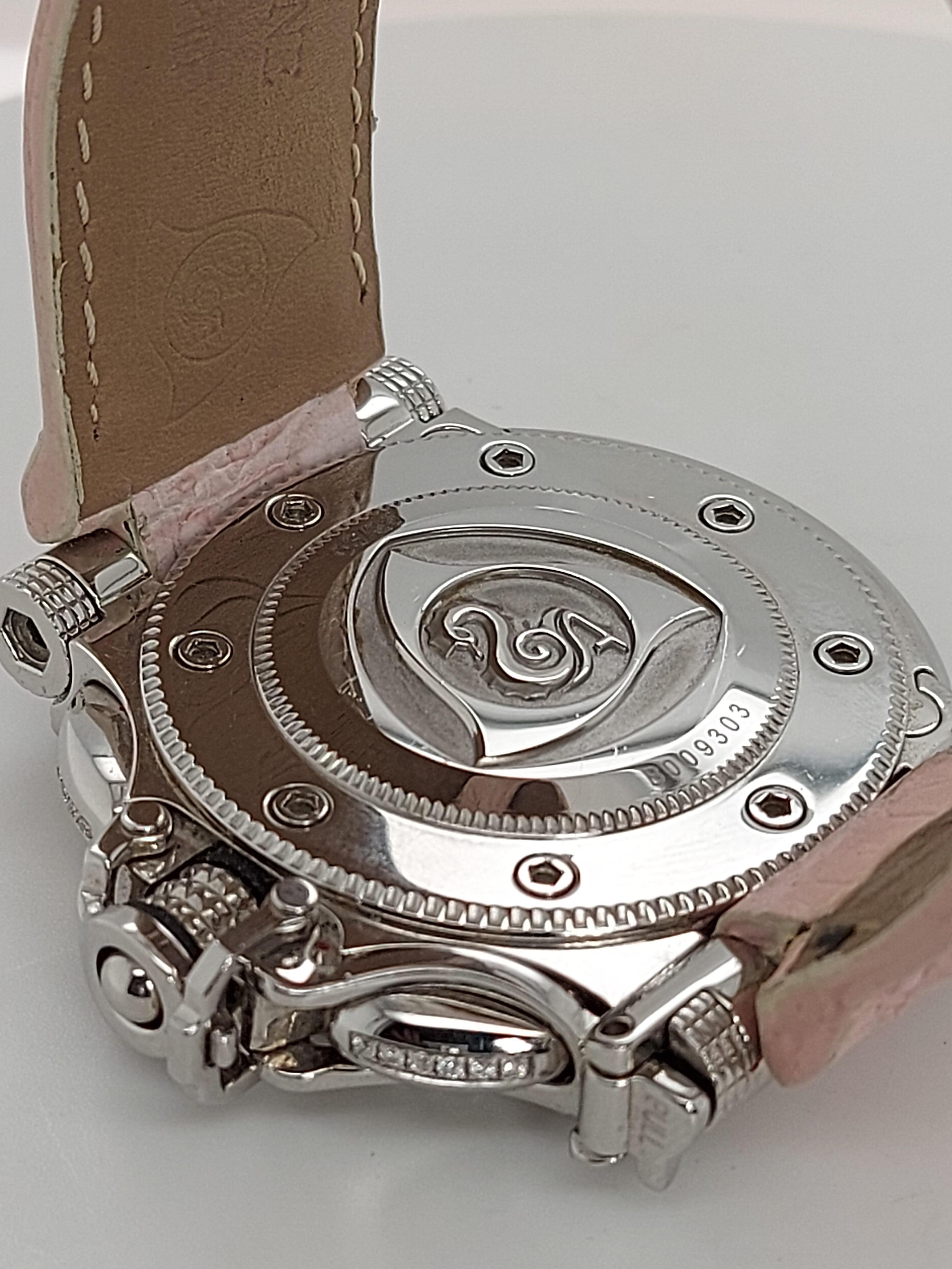 Aquanautic Princess Cuda Wristwatch, Limited Edition Pink Diamonds, Quartz For Sale 5