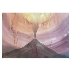 Artistics Mauve Vulcano de la série Vulcano de l
artiste Stella Koleszár