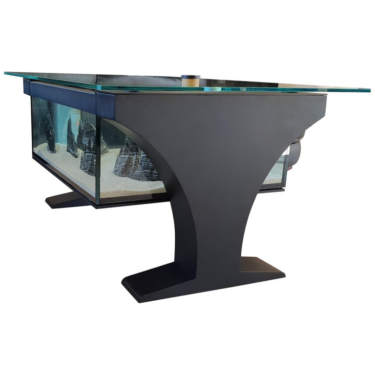 Aquarium As A Coffee Table By Martin Pribyla For Sale At