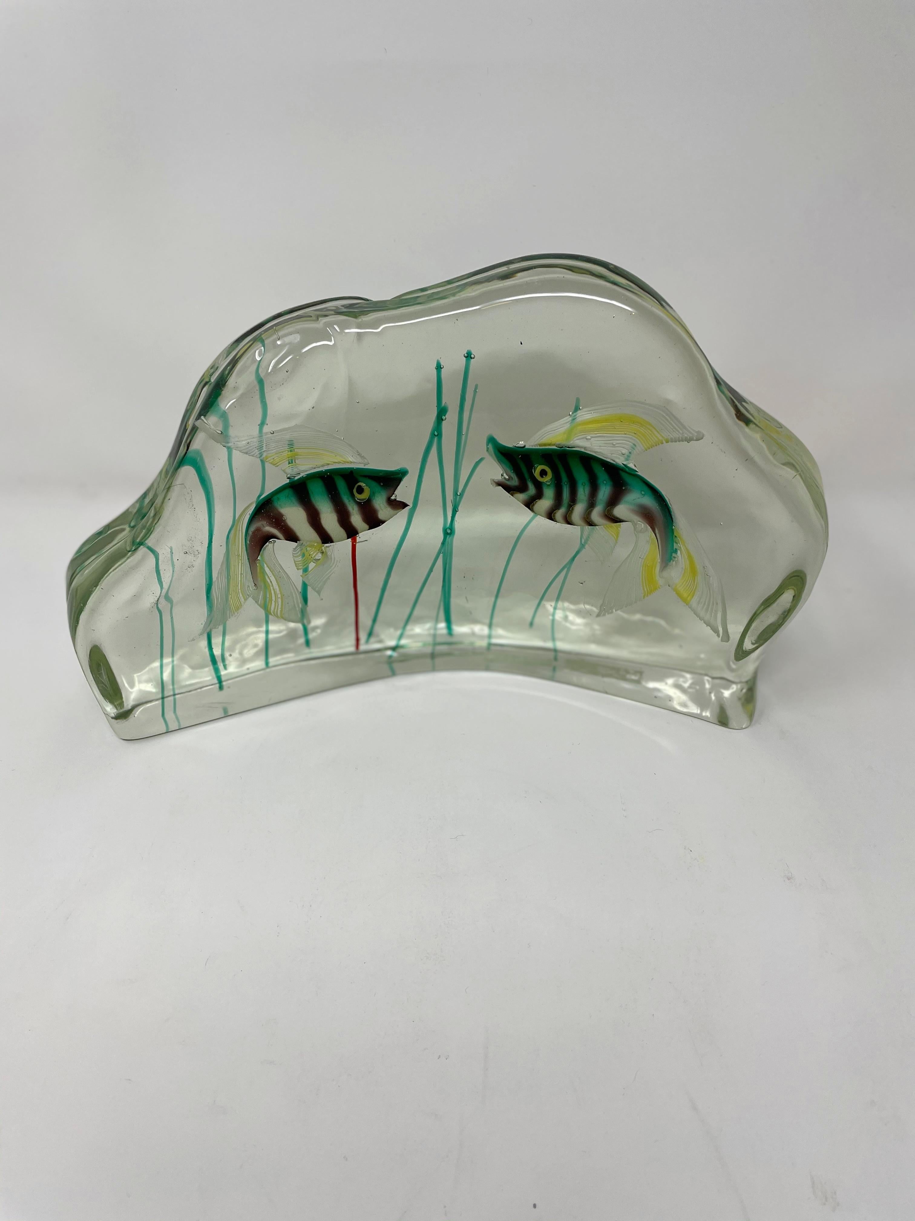 Aquarium Attributed to Riccardo Licata for Cenedese, circa 1950 In Good Condition For Sale In Brussels, BE